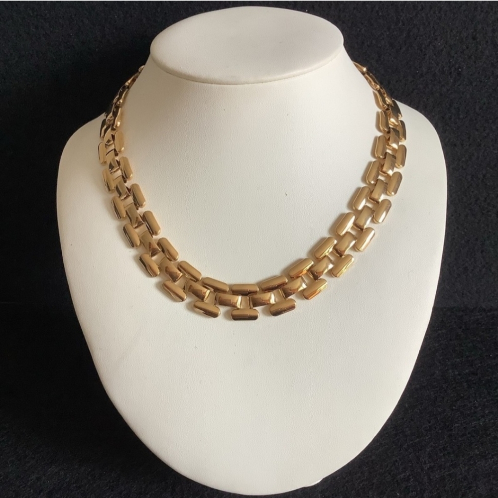 Vintage Napier Gold-Toned Chain Necklace